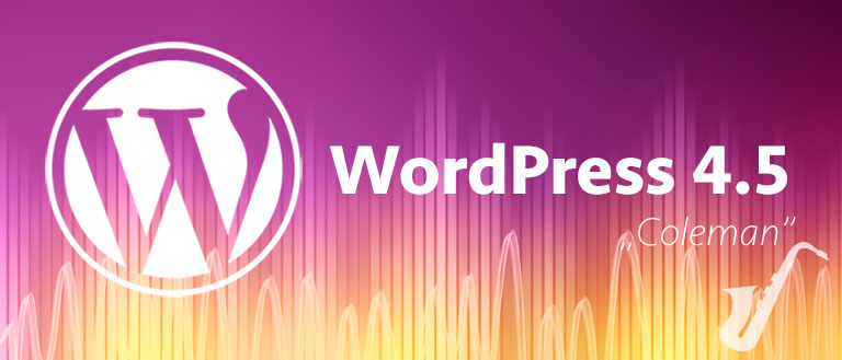 Megjelent a WordPress 4.5